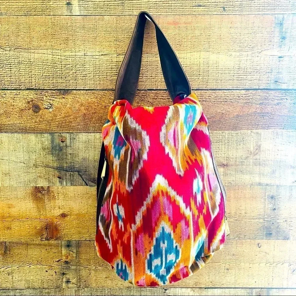 Bryan Nicole Aztec Print Hobo Bag